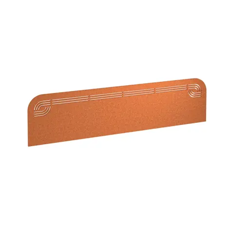 Offset Acoustic Desktop Screen - 1600 - Tangerine